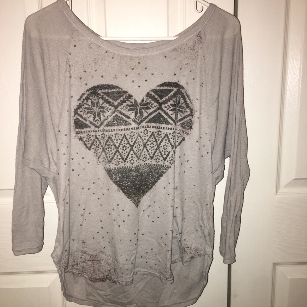 AMERICAN EAGLE WAFFLE HENLEY
